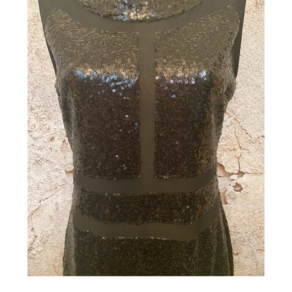 LUNA Black Sequin Dress - Picture 2 of 9